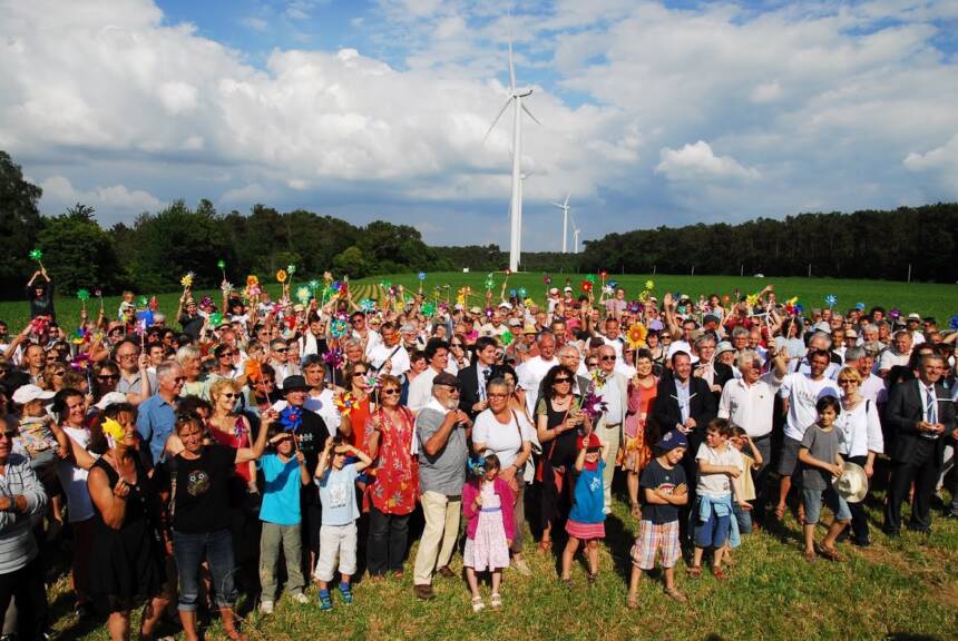 Inauguration du parc éolien de Bégawatts