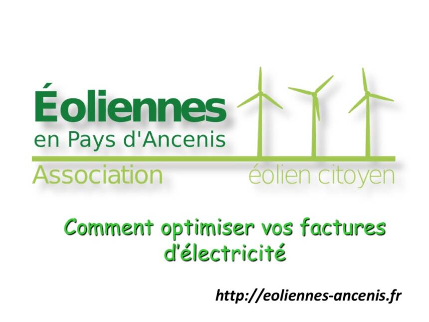 Diapo de titre de l'enquete energetique menee en 2014 par EOLA auprès de ses adhérents