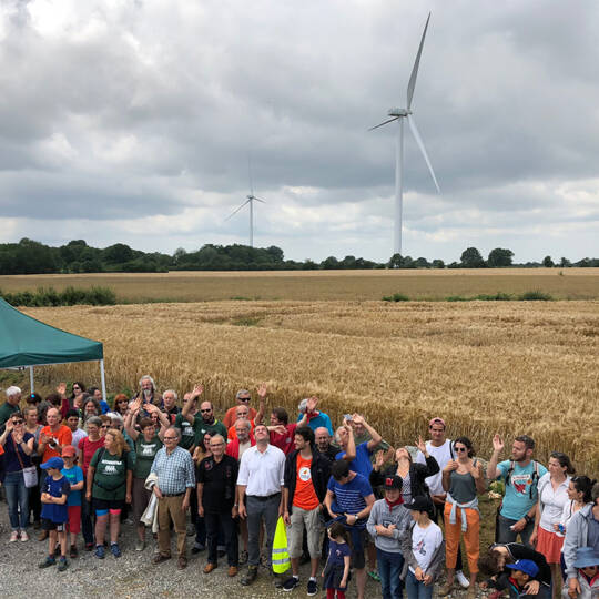 Parc éolien de Champs Chagnots - Pique-nique citoyen 19 juin 2018
