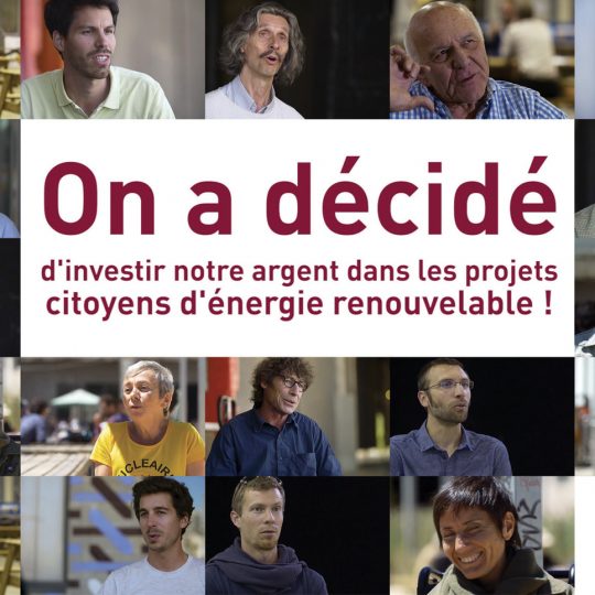 On a décide d'investir notre épargne dans les projets de production d'énergie renouvelable