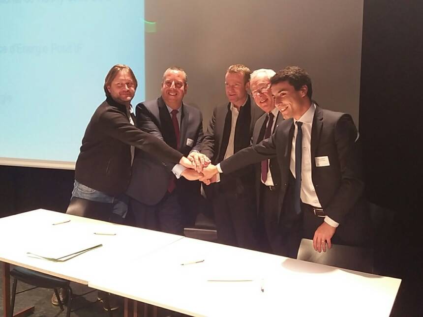Le 17 janvier 2018, Énergie Partagée et 3 SEM franciliennes signent une convention de partenariat pour développer les EnR citoyennes dans la région.