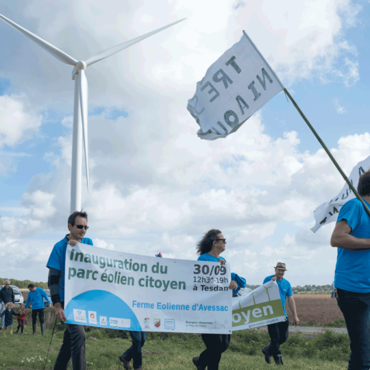 Inauguration du parc éolien d'Avessac