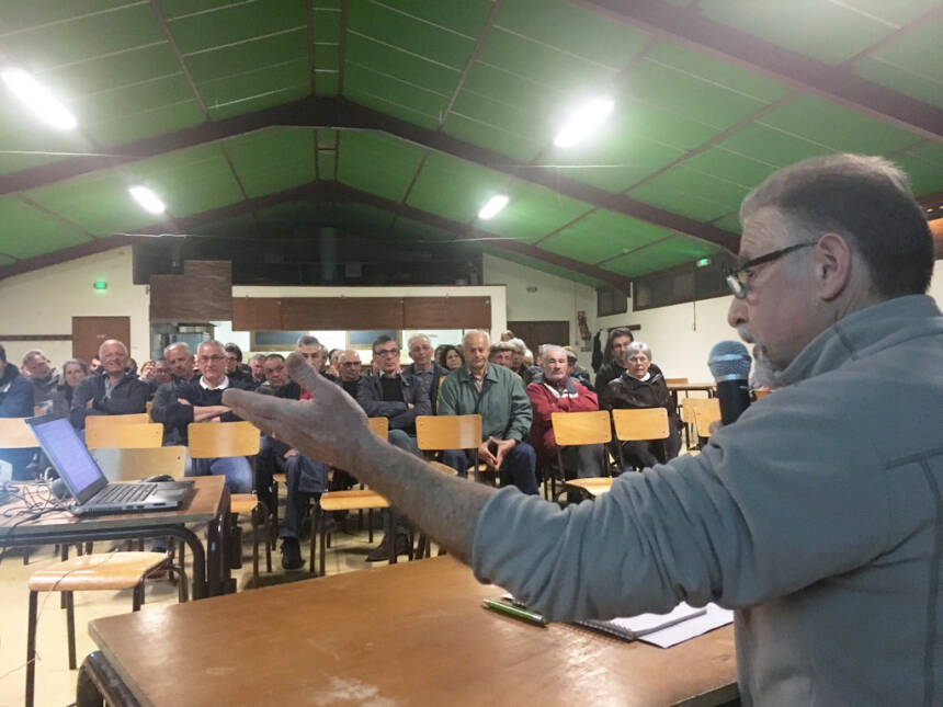 En avril 2018, une 2e réunion publique a rassemblé plus de 80 personnes autour du projet Centrès Méthanisation soutenu par Energie Partagée