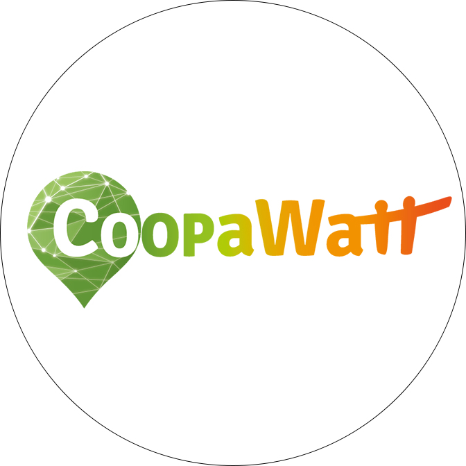 Logo de CoopaWatt, association d'accompagnement de projets d'énergie citoyenne