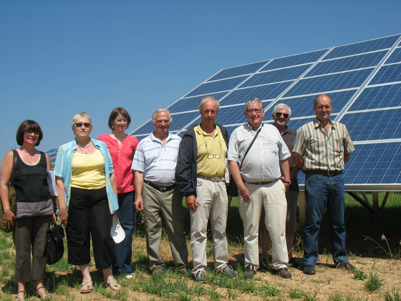 Les porteurs de projet du parc solaire citoyen de Ventabren