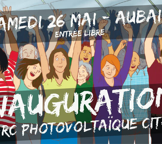 Samedi 26 mai à Aubais, inauguration du parc photovoltaïque citoyen des Survoltés