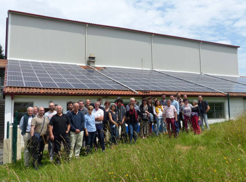 Assemblée générale des sociétaires d'I-ENER à Macaye, en juin 2018
