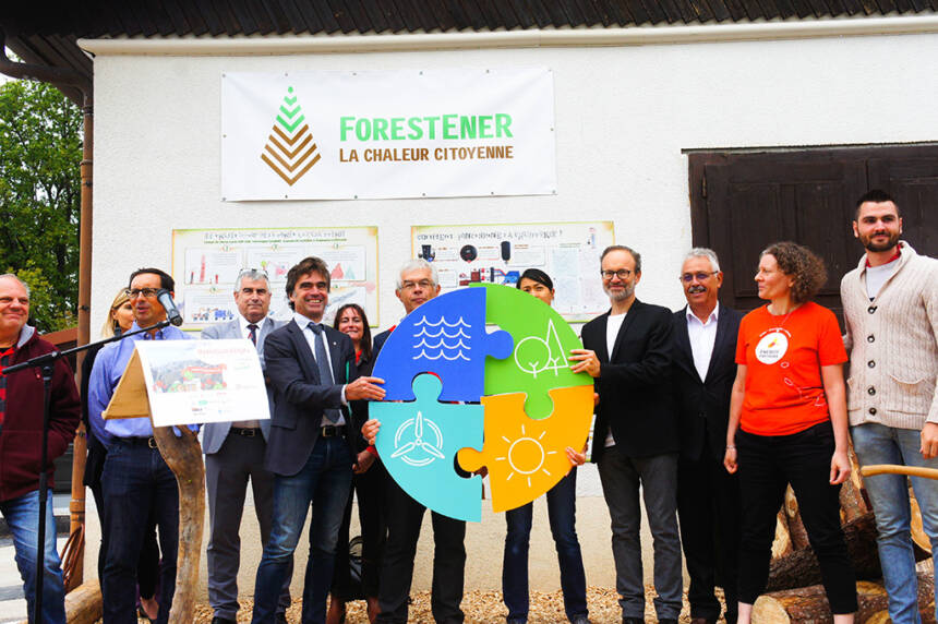 À Lucinges, les acteurs du projet ForestEner réunissent les pièces du puzzle de l'énergie citoyenne !