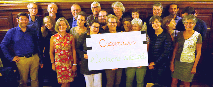 Assemblée générale de la coopérative Électrons Solaires le 4 septembre 2018