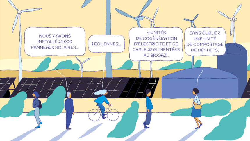 Quand la bande-dessinée nous parle d’énergie renouvelable ! LaRevueDessinee-21-Reportage-Voisin-survolte-Extrait-Revolution-citoyenne-Vignette-1024px-web-1-860x485