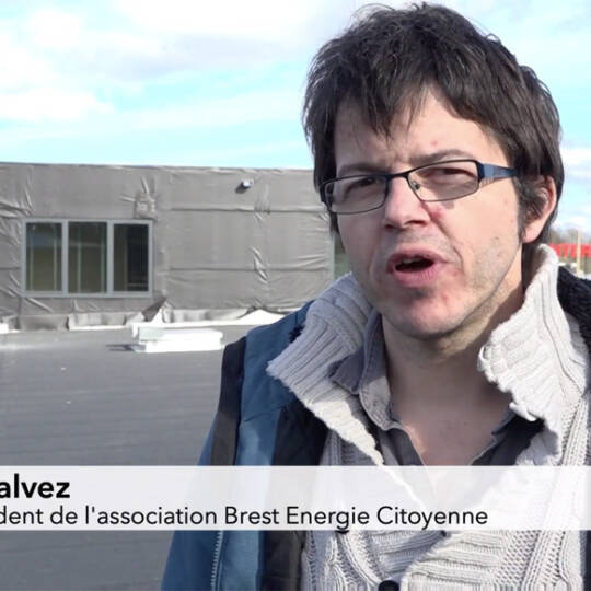 Fred Calvez, co-président de l'association Brest Énergie Citoyenne