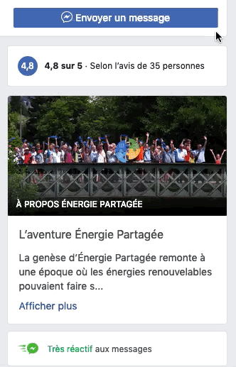 Inscrivez-vous pour recevoir nos principales actus directement par Messenger sur Facebook