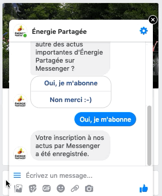 Ouvrez le menu