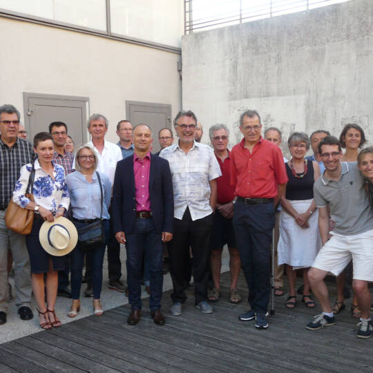 Le collectif de la coopérative citoyenne La Solaire du Lac à Annecy