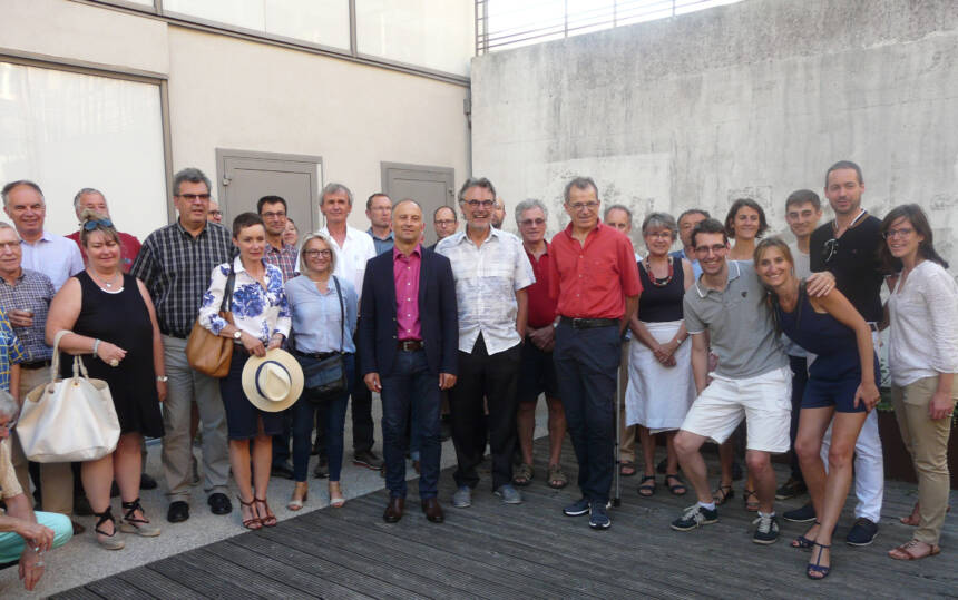 Le collectif de la coopérative citoyenne La Solaire du Lac à Annecy
