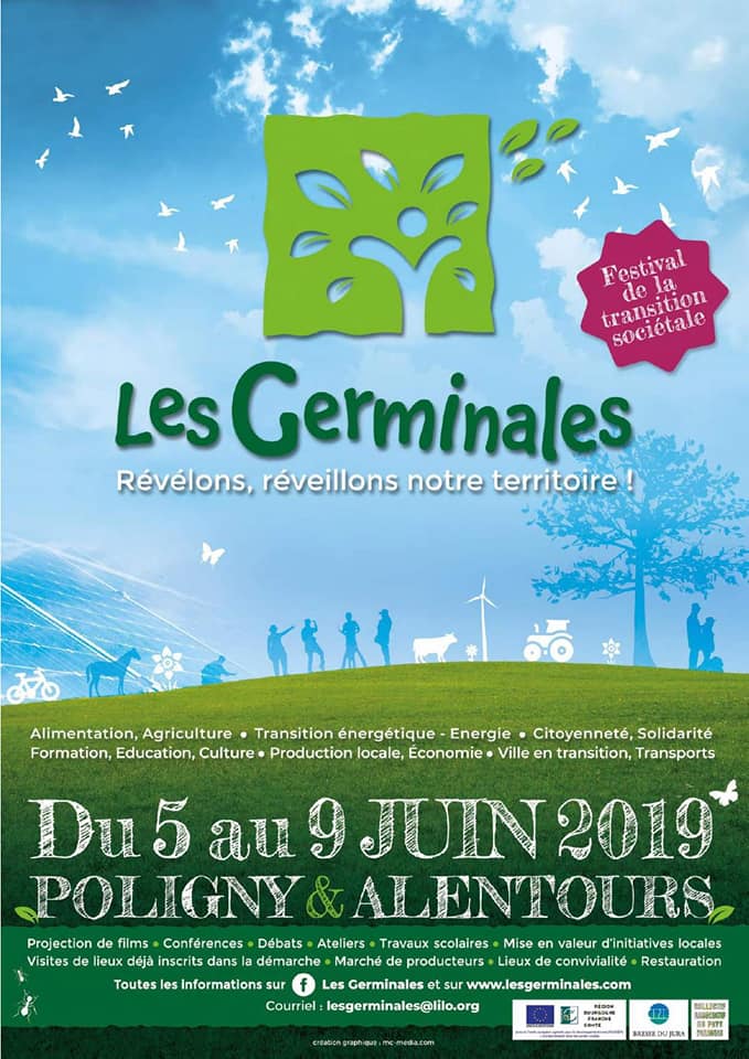 Festival de la transition sociétale, Les Germinales, avec visite du parc éolien citoyen de Chamole