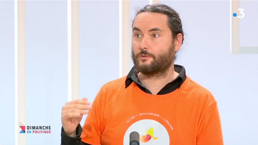 Énergie Partagée sur France 3 Centre Val-de-Loire le 21 octobre 2019