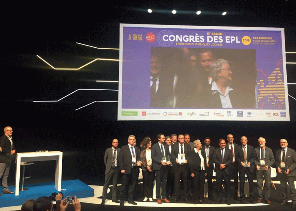 La SEM EnR Citoyenne a reçu un Trophée des EPL en 2019