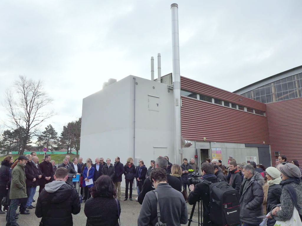 Inauguration du réseau de chaleur citoyen Forestener à Sassenage en janvier 2020 avec Energie Partagée et Energ'Y Citoyennes