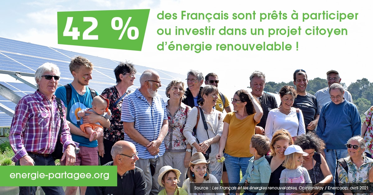 42 % des Français prêts à s’investir dans un projet citoyen de production d’énergie renouvelable !