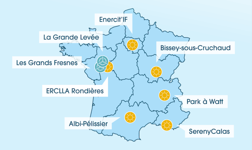 Infographie Bilan impact 2021 d'Énergie Partagée - Extrait