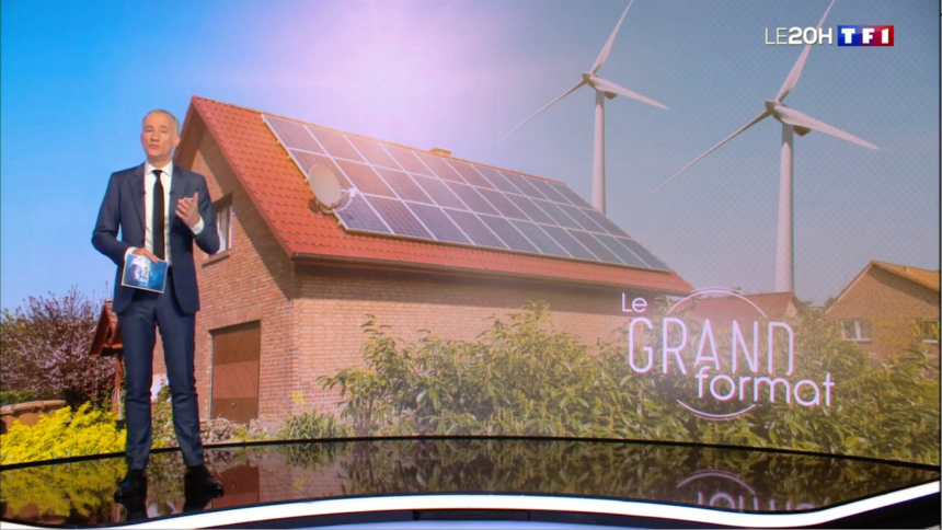 Les énergies renouvelables citoyennes au JT 20h de TF1 le 15 mars 2022