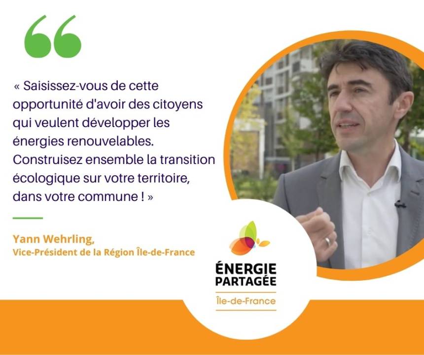 L'énergie renouvelable citoyenne, une opportunité à saisir pour les collectivités d'Ile-de-France