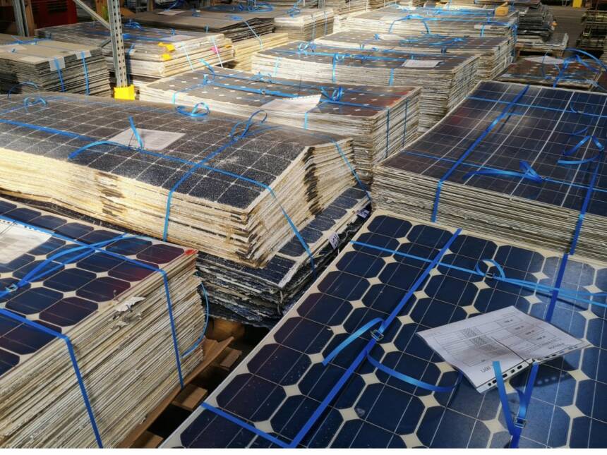 panneau solaire recyclage