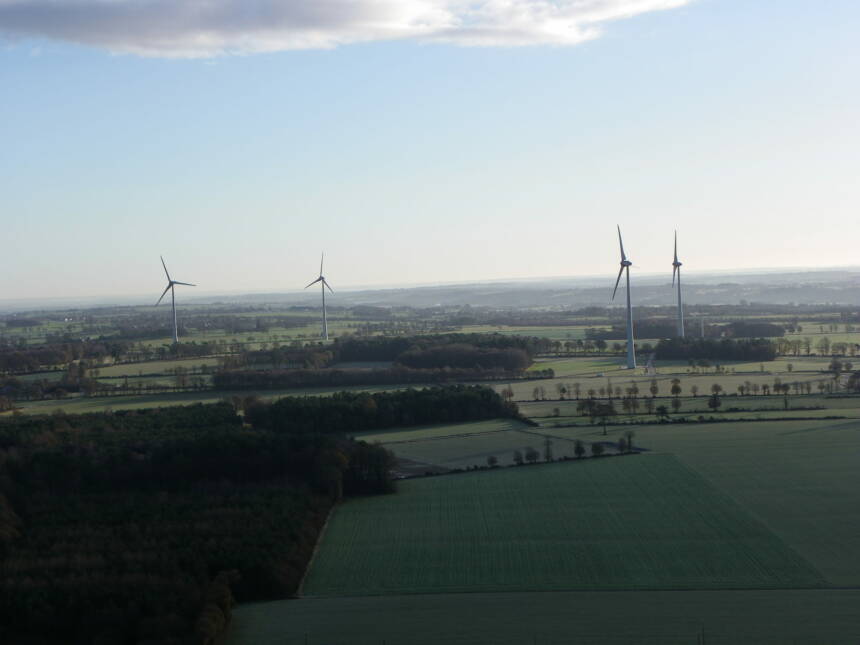 Parc éolien citoyen de Plélan-le-Grand.