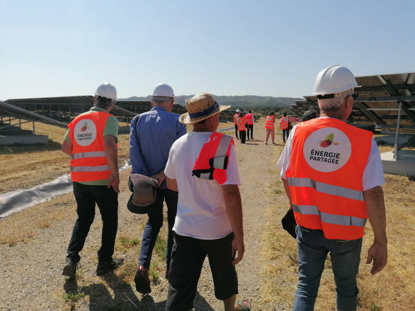Visite du parc lors de l'inauguration