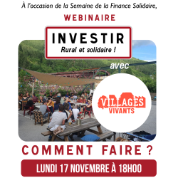 webinaire villages vivants