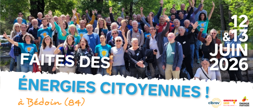 Bandeau faites énergies citoyennes PACA 2026