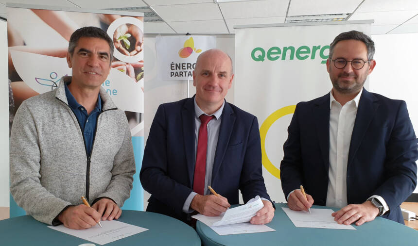 La Société Énergie Mayenne, Énergie Partagée et Q ENERGY France : un partenariat pour le développement de projets éoliens et solaires citoyens en Mayenne