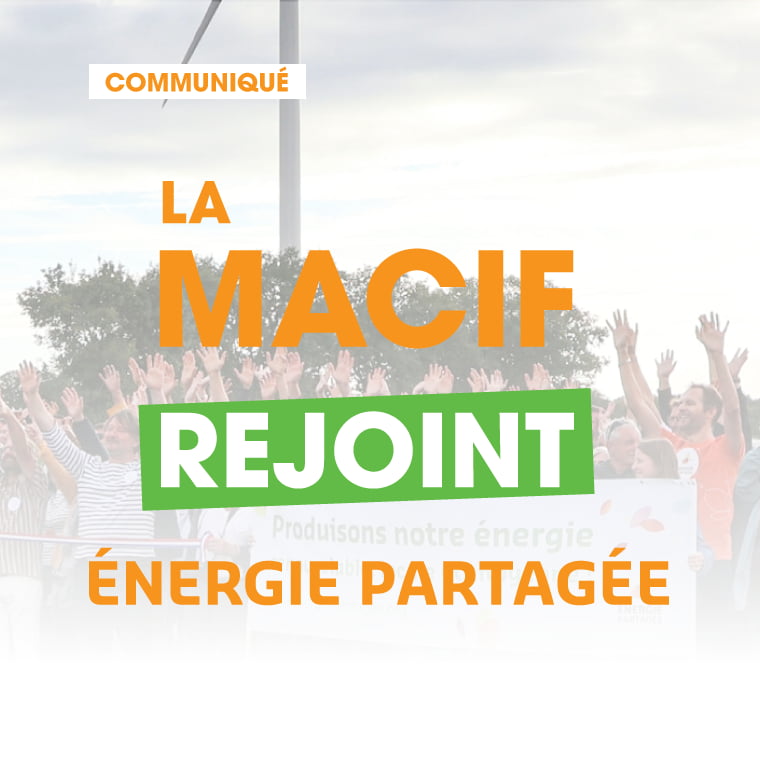 La Macif rejoint Énergie Partagée