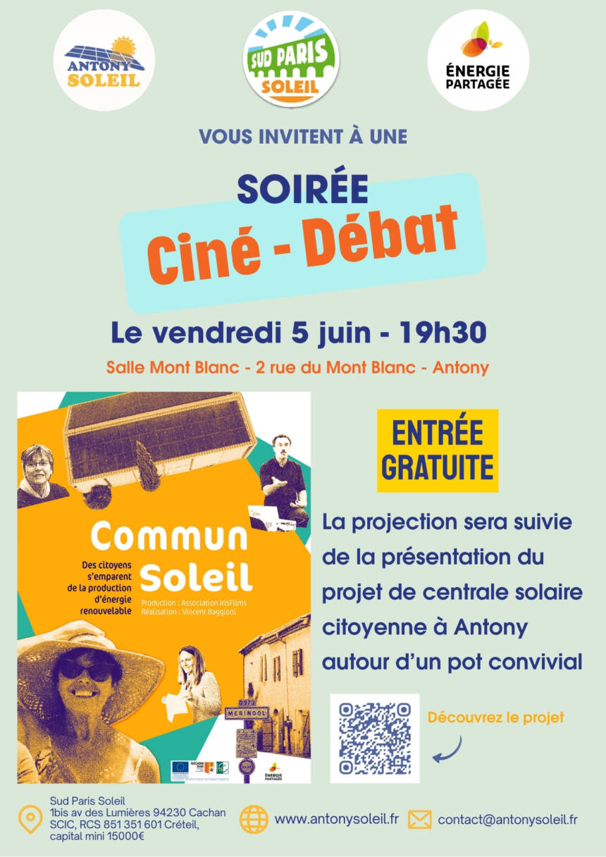 affiche ciné débat antony